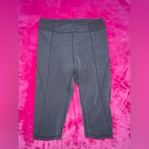 IVY PARK Charcoal Cropped Leggings